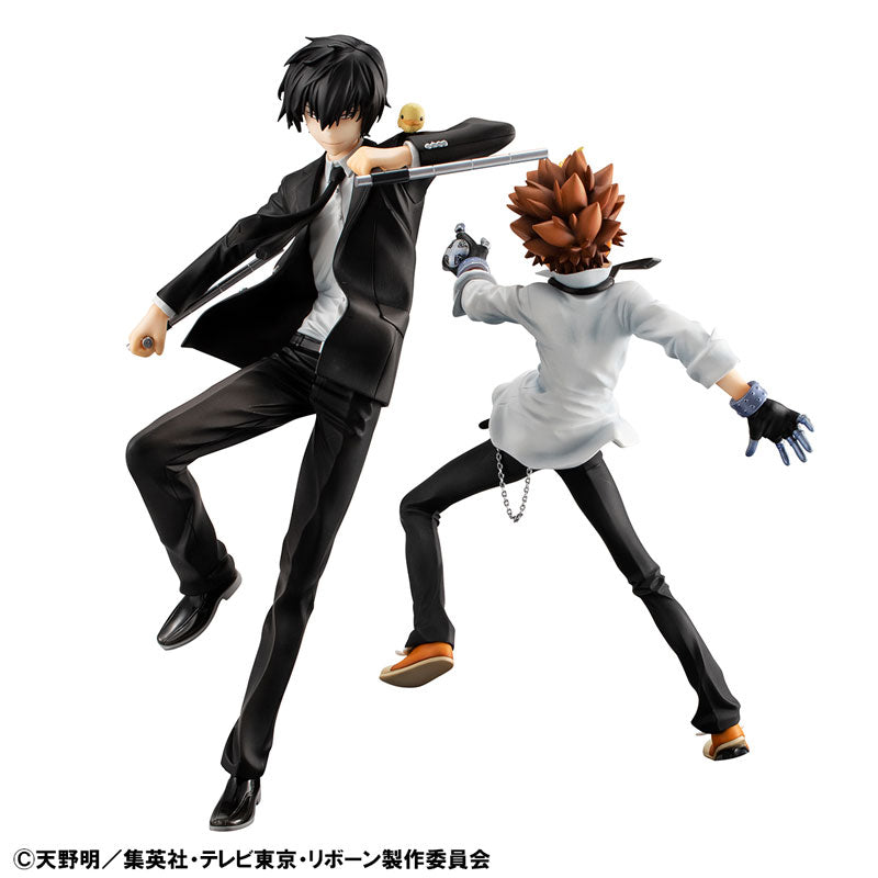G.E.M. Series Katekyo Hitman Reborn! Tsunayoshi Sawada & Kyoya Hibari & Reborn set 家庭教師 澤田綱吉 雲雀恭彌 利邦