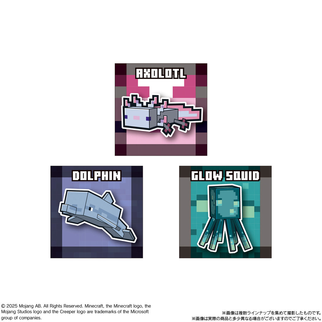 MINECRAFT Twin Wafers (pack of 20) 我的世界 當個創世神 麥塊 貼紙 食玩