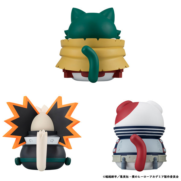 MEGA CAT PROJECT My Hero Academia Nyanto! The Big Heroaca Cats Series Midoriya & Bakugo & Todoroki set [with gift]