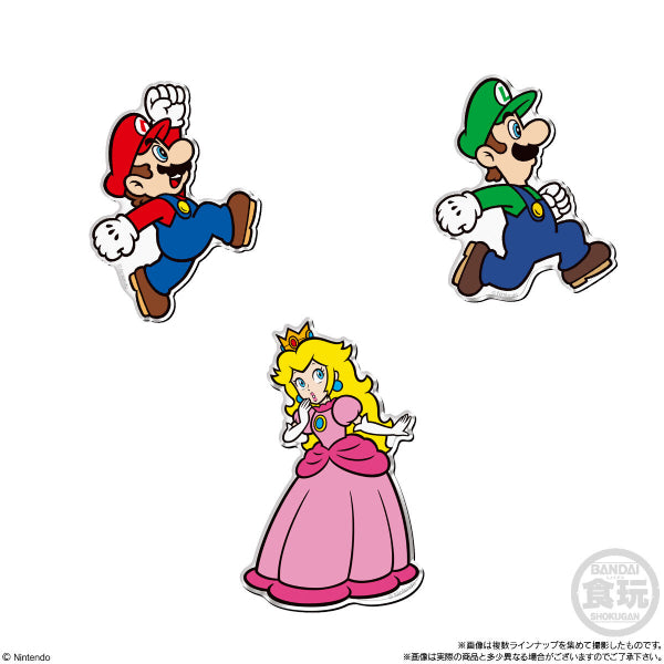 SUPER MARIO CHARACTER MAGNET W/O GUM (box of 14 packs) 瑪利奧 瑪利歐 磁石貼 磁貼