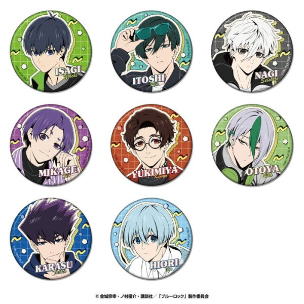 Blue Lock Vivid Color Can Badge (set of 8) 藍色監獄 襟章