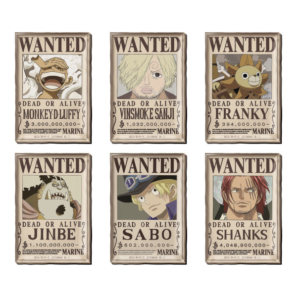 ONE PIECE CHARACTER MAGNETS 2 W/O GUM (box of 14 packs) 海賊王 磁石 磁鐵 磁貼