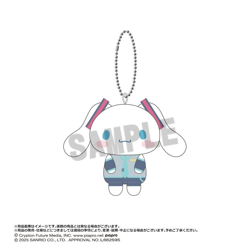 Hatsune Miku × Cinnamoroll Osuwari Club Plush Mascot (box of 6) 三麗鷗 玉桂狗 初音 未來