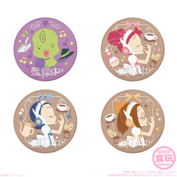 MAGICAL DOREMI WITH EMBROIDERY CAN BADGE (pack of 12) 小魔女DoReMi 刺繡 襟章