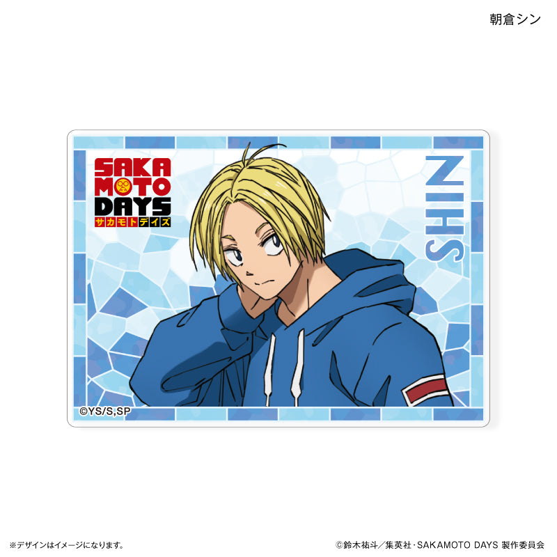 SAKAMOTO DAYS Stained Glass Style Trading Acrylic Cards (set of 6) 坂本日常 坂本太郎