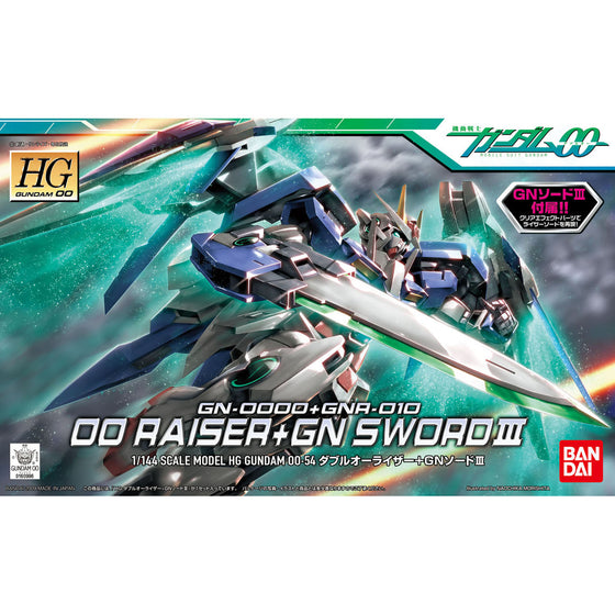 HG 1/144 OO Raiser + GN Sword III 機動戰士 OO高達強化型態