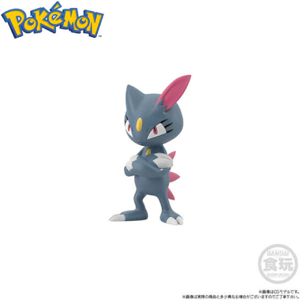 POKÉMON SCALE WORLD JOHTO REGION SILVER & CROCONAW & SNEASEL W/O GUM 寵物小精靈 寶可夢 小銀 藍鱷 狃拉 城都