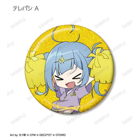 OTOIRO Chibi Character Art by Rozuki Trading Glitter Pin Badges - Decomik LIVE starring Hatsune Miku Hello Produced by DECO*27 (box of 12) 初音 未來