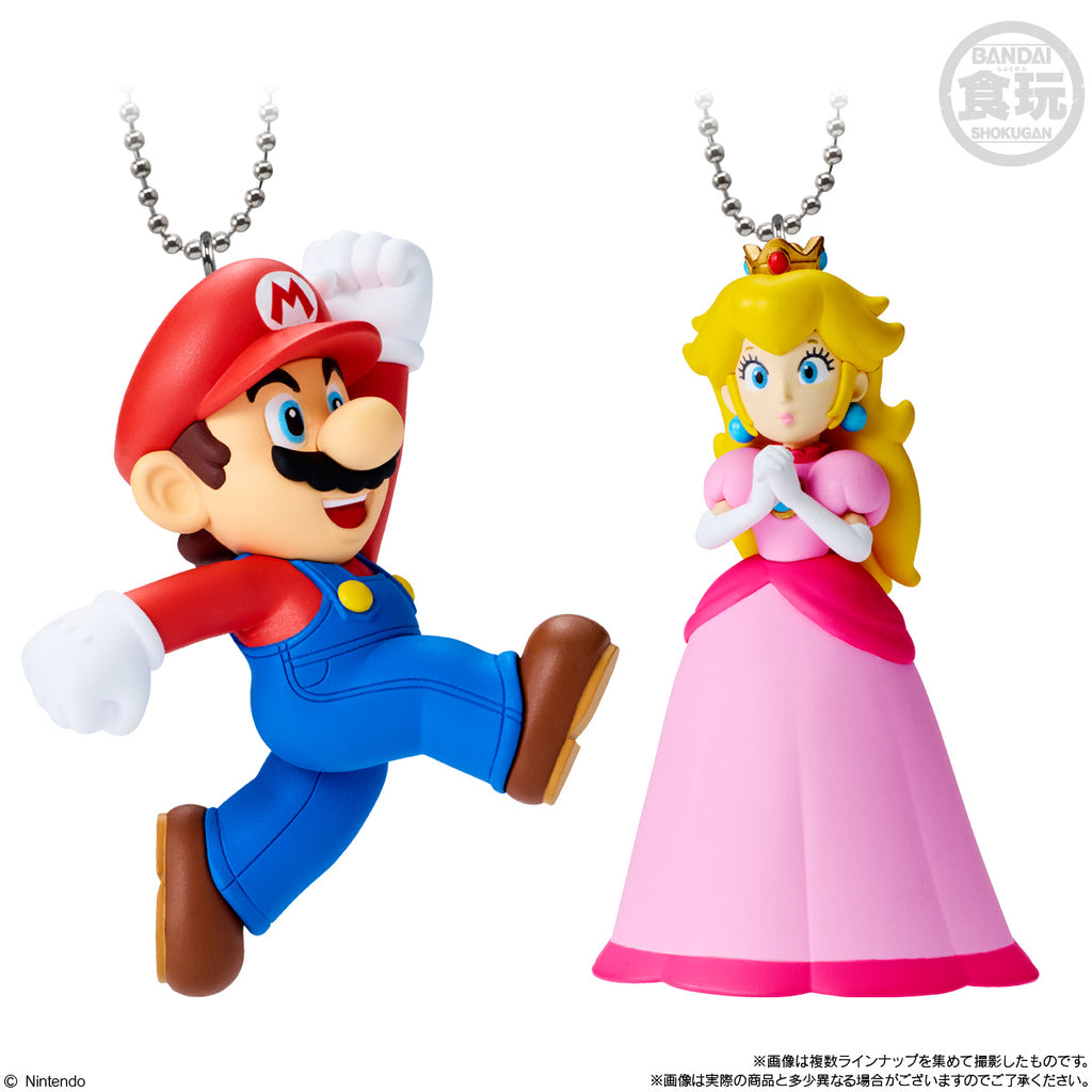 SUPER MARIO MASCOT CHARM COLLECTION 2 W/O GUM (Pack of 10) 瑪利奧 瑪利歐 鎖匙扣 吊飾 掛飾