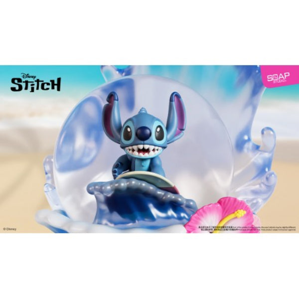 Disney Stitch Flower Surfing Snow Globe (2025 JUL ver.) 迪士尼 扮嘢小魔星 星際寶貝 史迪仔