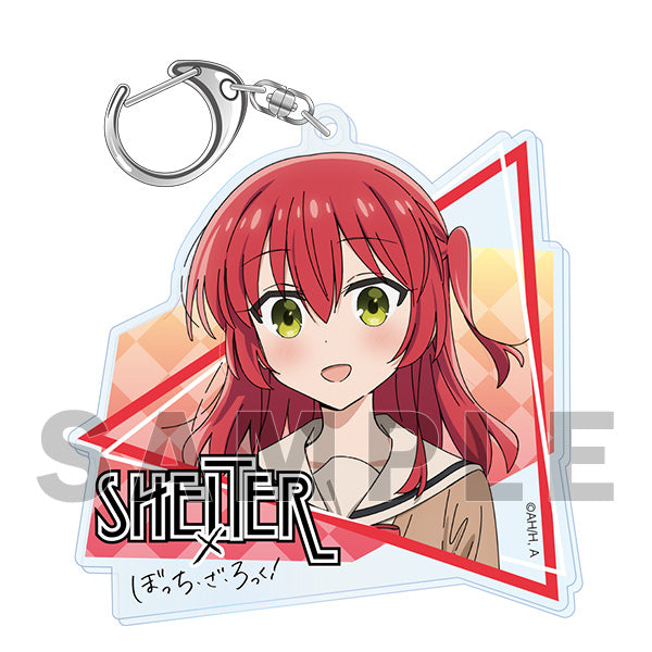 SHELTER x Bocchi the Rock! Acrylic key chain (Hitori Goto / Ikuyo Kita / Ryo Yamada / Nijika Ijichi) 孤獨搖滾 鎖匙扣 吊飾 掛飾 (後藤一里 / 喜多郁代 / 山田涼 / 伊地知虹夏)