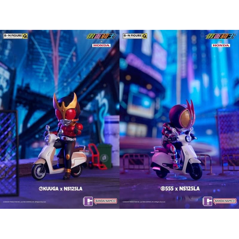 BNFIGURE Q KAMEN RIDER X HONDA (set of 8) 幪面超人 電單車