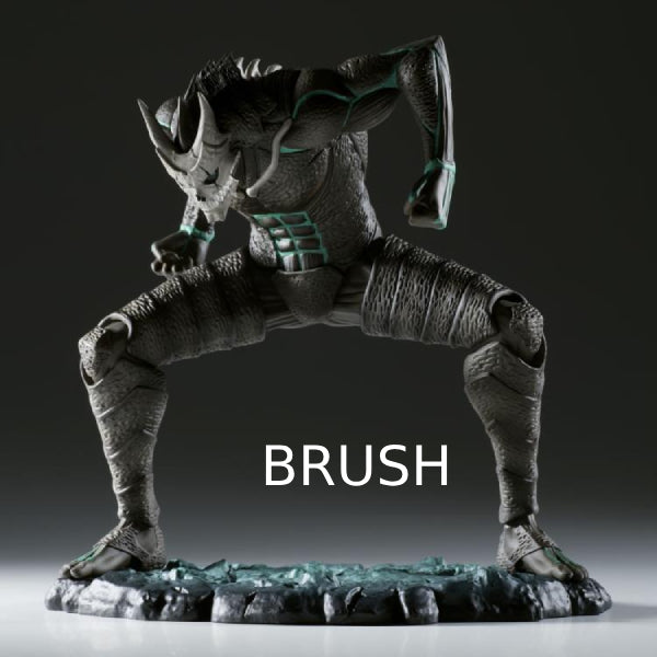 KAIJU NO. 8 figure (BRUSH / ANIME / METALLIC) 怪獸8號 卡夫卡 怪獸型態