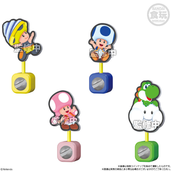 SUPER MARIO BROS. WONDER CLIP STAND W/O GUM (set of 16) 瑪利奧 瑪利歐 夾