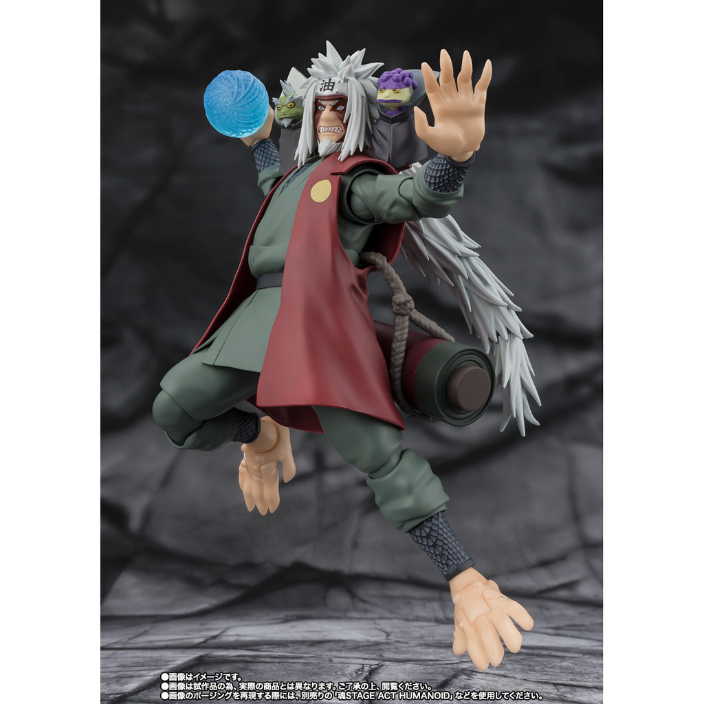 S.H.Figuarts JIRAIYA -Hidden Leaf Heroic Master Sage- (Sage Mode Set) 火影忍者 自來也