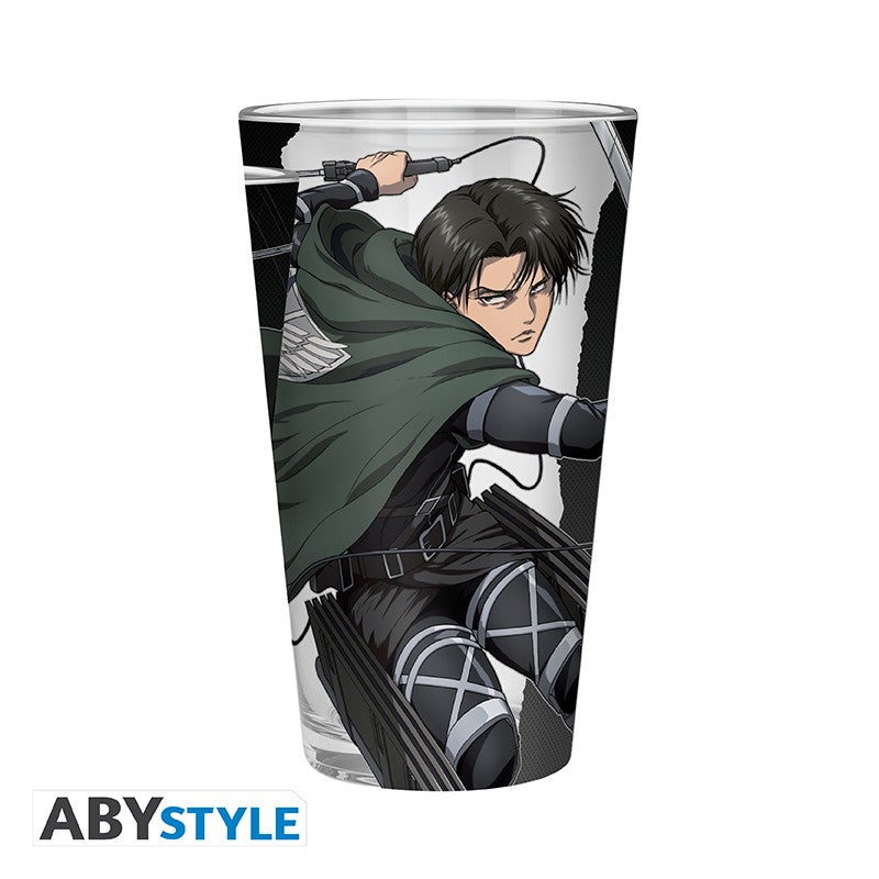ATTACK ON TITAN - Large Glass - 400ml - Levi S4 進擊的巨人