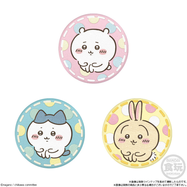 Chikawa embroidery tin badge Biscuit (box of 12 packs)ちいかわ 小可愛 吉伊卡哇 Chiikawa Something Small and Cute 襟章