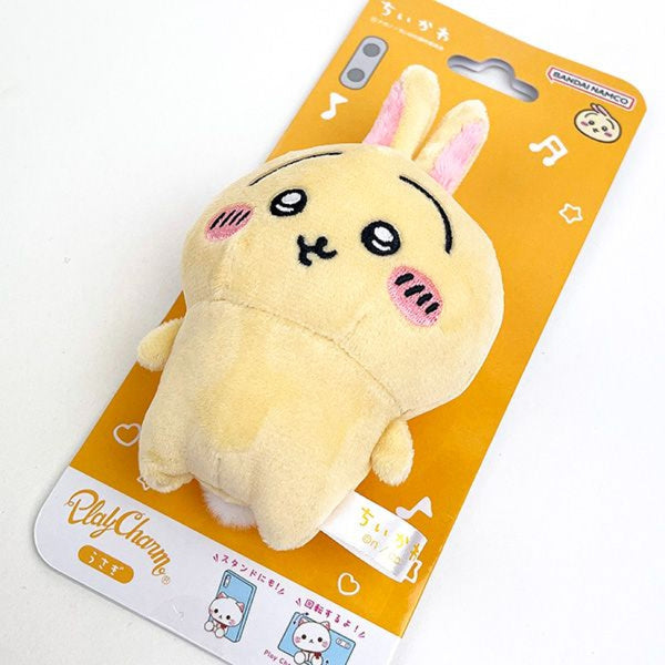 Chikawa Play Charm Smartphone Stand Mascot - (Chiikawa / Usagi / Hachiware / Momonga / Kurimanju / Shisa / Rakko) ちいかわ 小可愛 吉伊卡哇 Something Small and Cute 手機掛飾 nuigurumi (2025 JUN ver.)