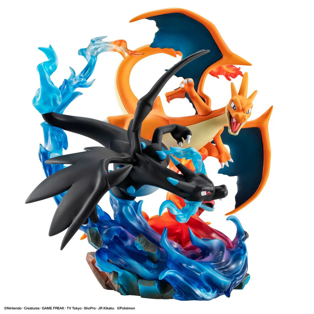 G.E.M.EX Series Pokémon - Mega Charizard X & Mega Charizard Y