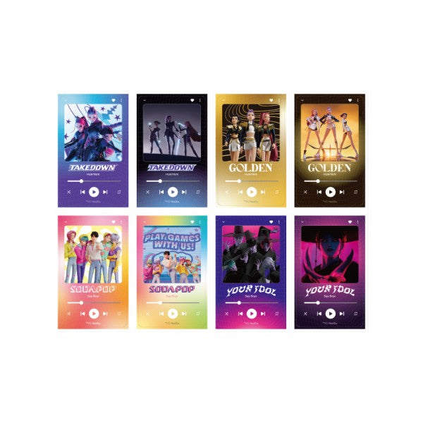KPOP Girls! Demon Hunters Deco Stickers (pack of 20) 獵魔女團