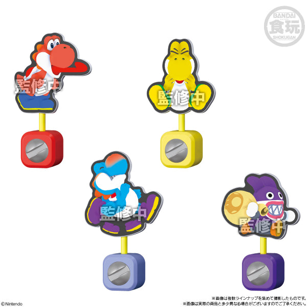 SUPER MARIO BROS. WONDER CLIP STAND W/O GUM (set of 16) 瑪利奧 瑪利歐 夾