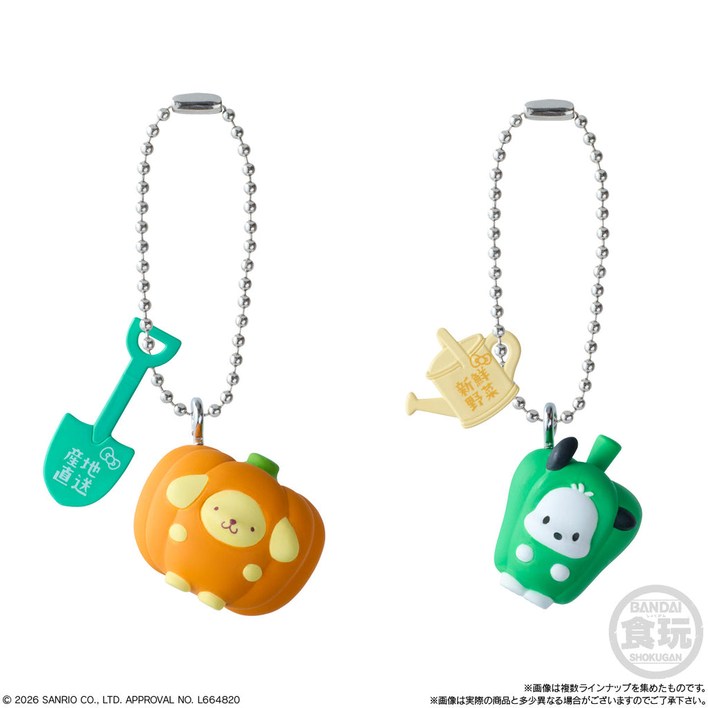 SANRIO CHARACTERS VEGETABLE CHARM SHOKUGAN BOX 3 (pack of 12) 三麗鷗