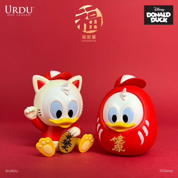 Urdu - Disney Fukuheya Lucky Series S4 - Donald Duck & Scrooge McDuck (box of 8) 迪士尼 唐老鴨 史高治 福部屋招財貓