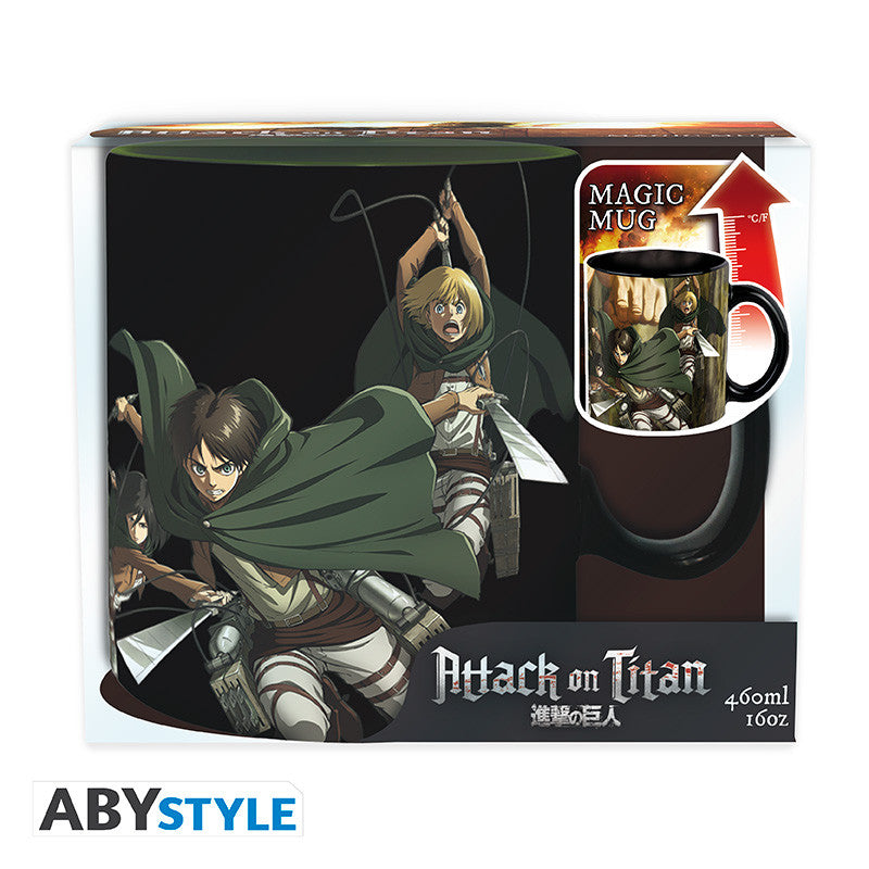 ATTACK ON TITAN - Mug Heat Change - 460 ml- Titan Eren S3 進擊的巨人