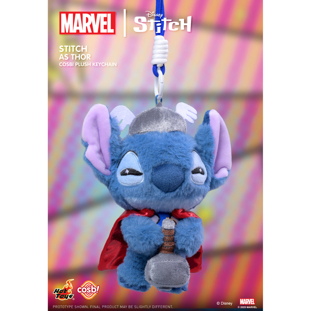 Marvel Stitch - Cosbi Plush Keychain Collection (box of 6) 史迪仔 史迪奇 扮嘢小魔星