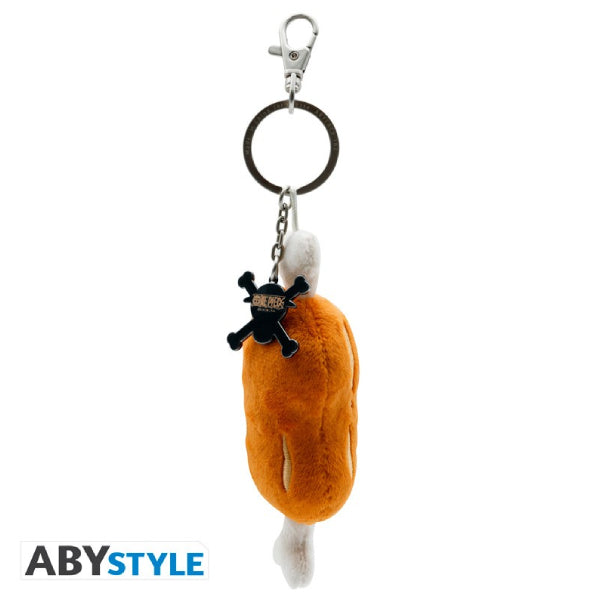 ONE PIECE - Plush Keychain "Meat on a bone" 海賊王 鎖匙扣 掛飾 吊飾