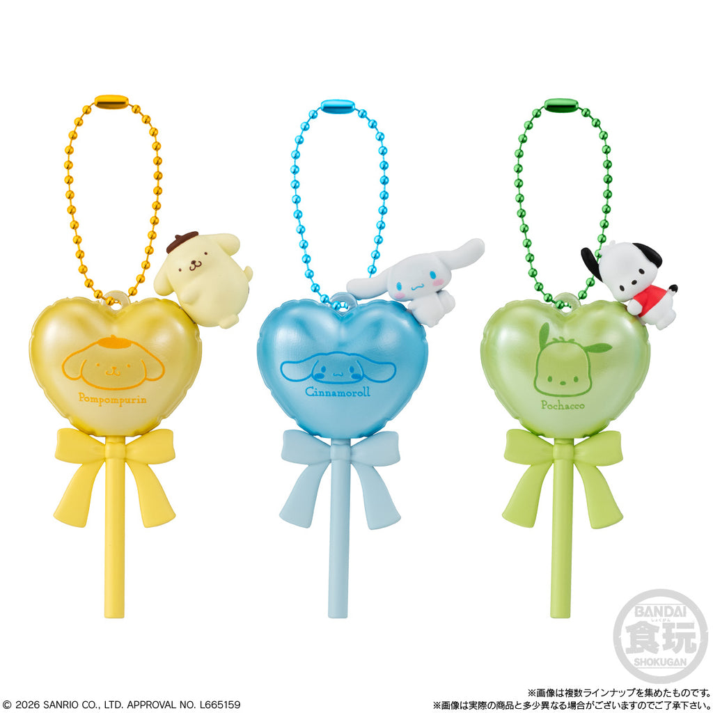 SANRIO CHARACTERS BALLOON CHARM & GUMMY (pack of 8) 三麗鷗