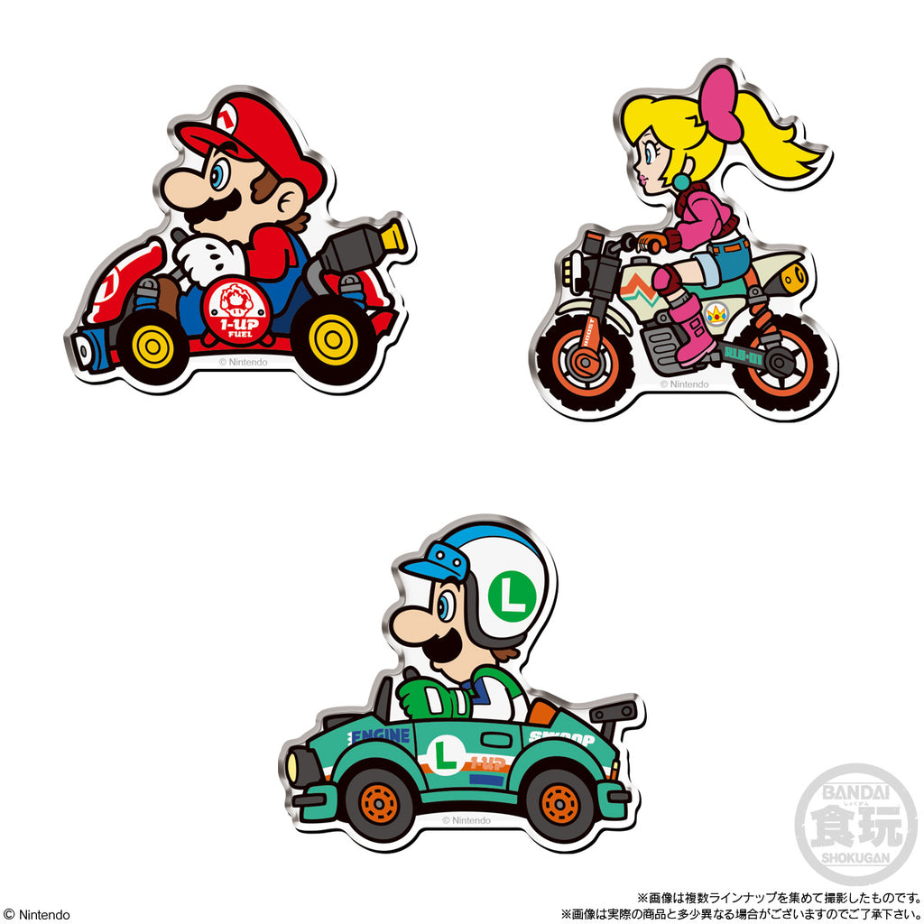MARIO KART WORLD CHARACTER MAGNET W/O GUM (pack of 14) 瑪利歐 瑪利奧賽車世界 磁貼