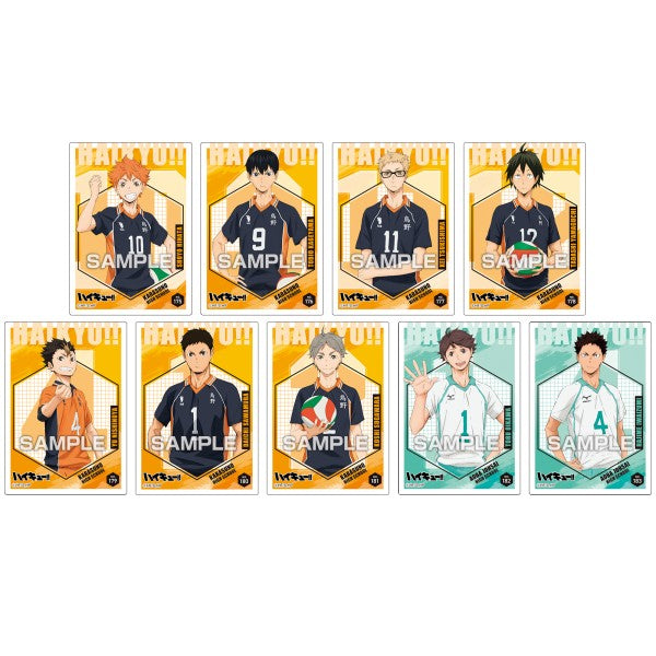 Haikyu!! Clear Card Collection Gum 5 [First Limited Edition] (pack of 16) 排球少年 透明卡 收藏卡