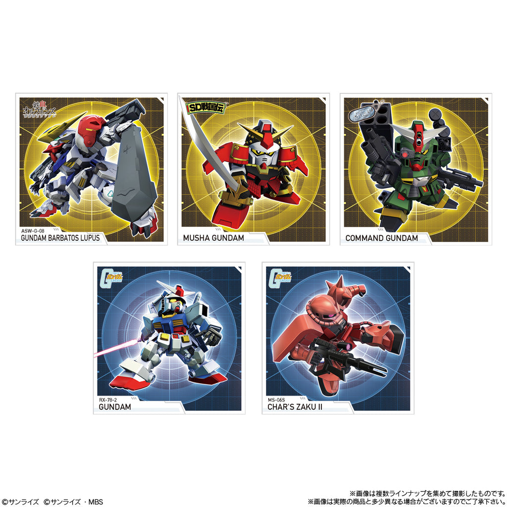 SD GUNDAM G GENERATION ETERNAL SNACKS 02 (pack of 10) SD 機動戰士高達 G世代永恆 零食貼紙 02