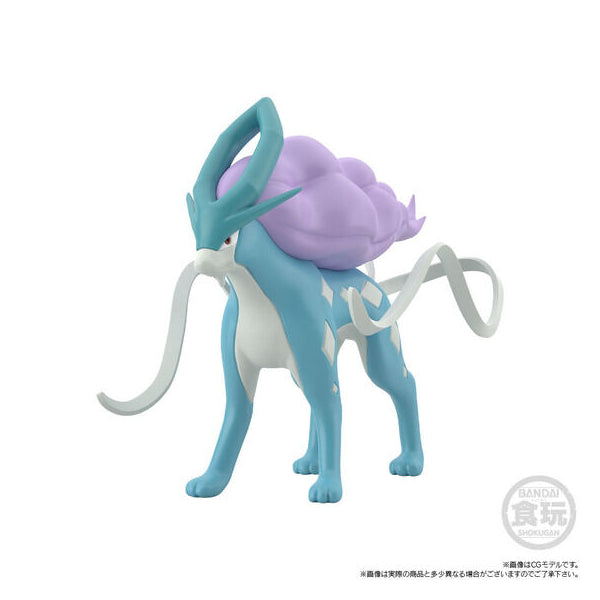 POKÉMON SCALE WORLD JOHTO REGION RAIKOU & ENTEI & SUICUNE W/O GUM (2024 Aug Resale ver.) 寵物小精靈 寶可夢 城都 炎帝 水君 雷公