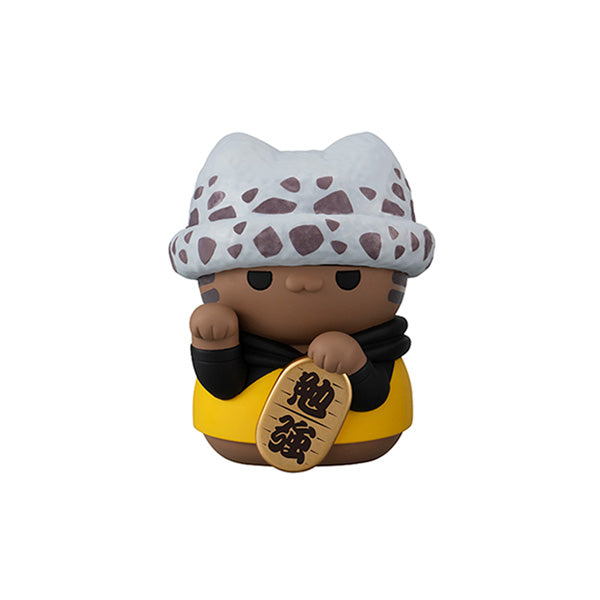 MEGA CAT PROJECT ONE PIECE Nyan Piece Nyan！ !  Beckoning cat LUCKY CAT PIRATES (set of 6) 招財海盜喵 海賊王