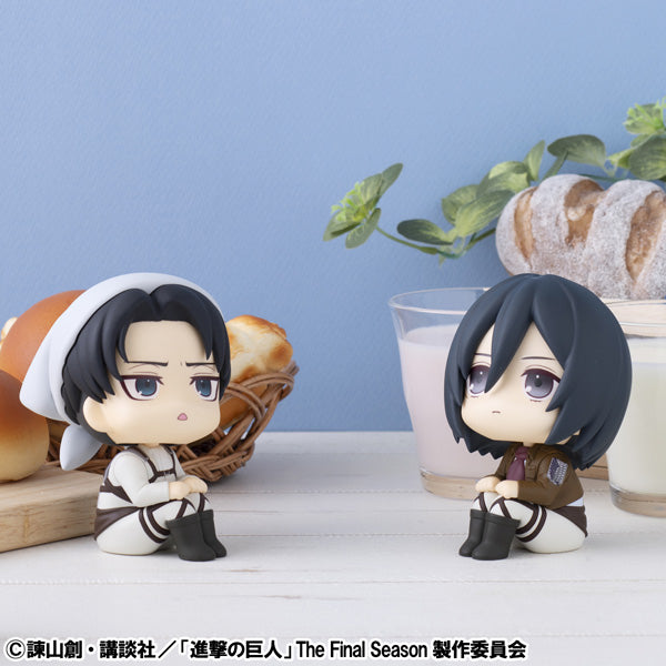 Lookup Attack on Titan Levi Cleaning up ver. & Mikasa Ackerman [with gift] 進擊的巨人 里維 米卡莎 阿加曼