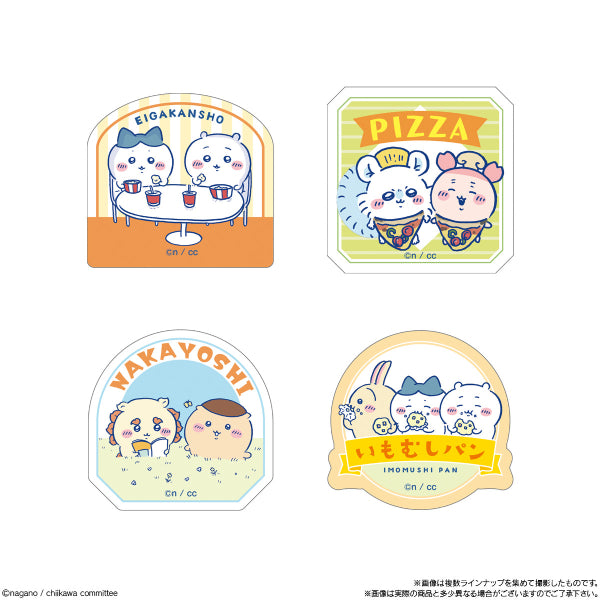 SOMETHING SMALL AND CUTE DIE-CUT STICKERS WITH GUMMY 4 (box of 12 packs) Chiikawa ちいかわ 小可愛 吉伊卡哇 貼紙