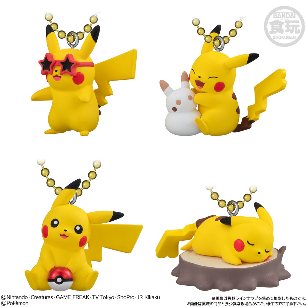 PIKACHU MASCOT & BISCUIT PIKACHU HOLIDAY (pack of 10) 寵物 小 精靈 寶可夢