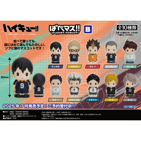 Haikyu!! Puppet Mascot !! B (set of 10) 排球少年 指套