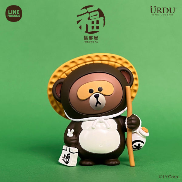 Urdu - Fukuheya Good Luck Brown Series 2 (box of 6) 福部屋 狸貓 河童 Line Friends