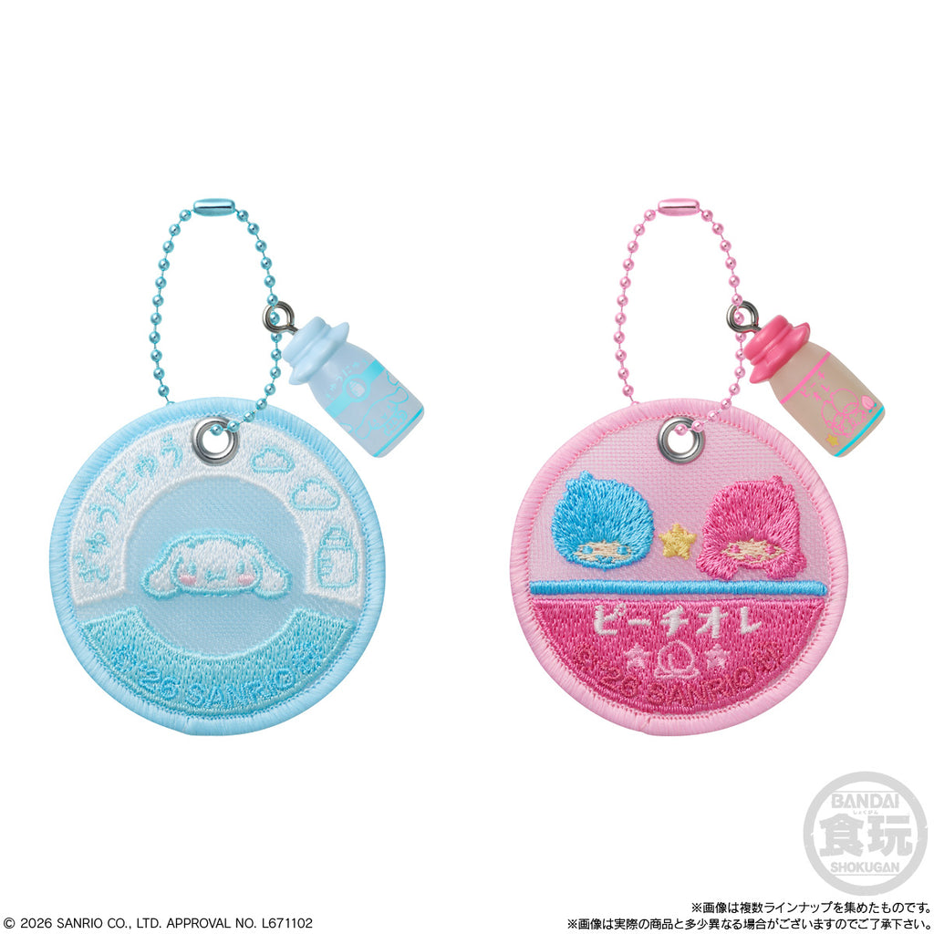 SANRIO CHARACTERS MILK CAPS SHEER CHARM & CHOCO BOLO (pack of 10) 三麗鷗