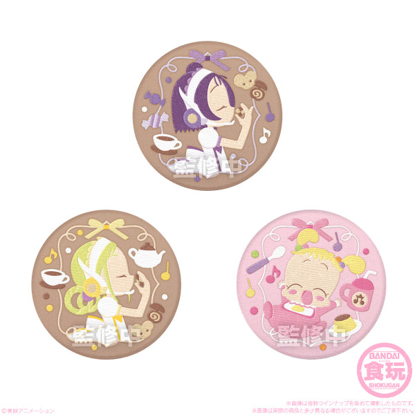 MAGICAL DOREMI WITH EMBROIDERY CAN BADGE (pack of 12) 小魔女DoReMi 刺繡 襟章