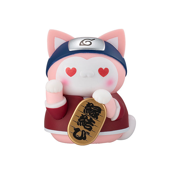 MEGA CAT PROJECT NARUTO Nyaruto! Beckoning cat FORTUNE One more time ! (set of 6) 火影忍者 招財猫