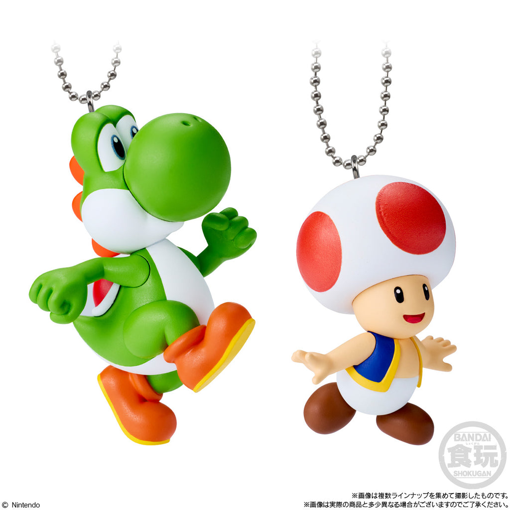 SUPER MARIO MASCOT CHARM COLLECTION 2 W/O GUM (Pack of 10) 瑪利奧 瑪利歐 鎖匙扣 吊飾 掛飾