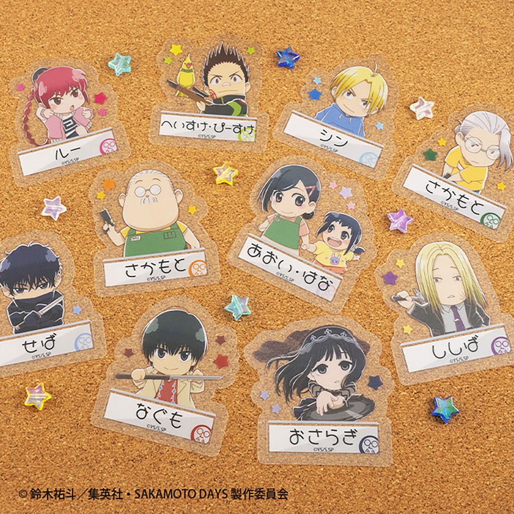 SAKAMOTO DAYS W Die-cut Clear Stickers (set of 15) 坂本日常