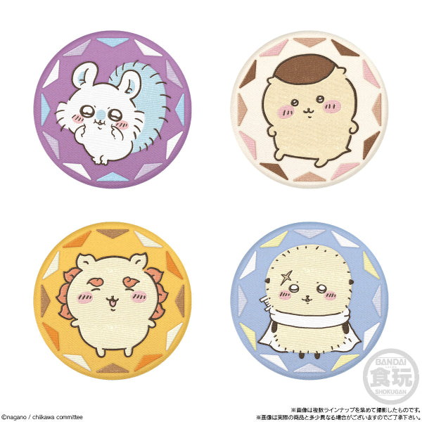 Chikawa embroidery tin badge Biscuit (box of 12 packs)ちいかわ 小可愛 吉伊卡哇 Chiikawa Something Small and Cute 襟章