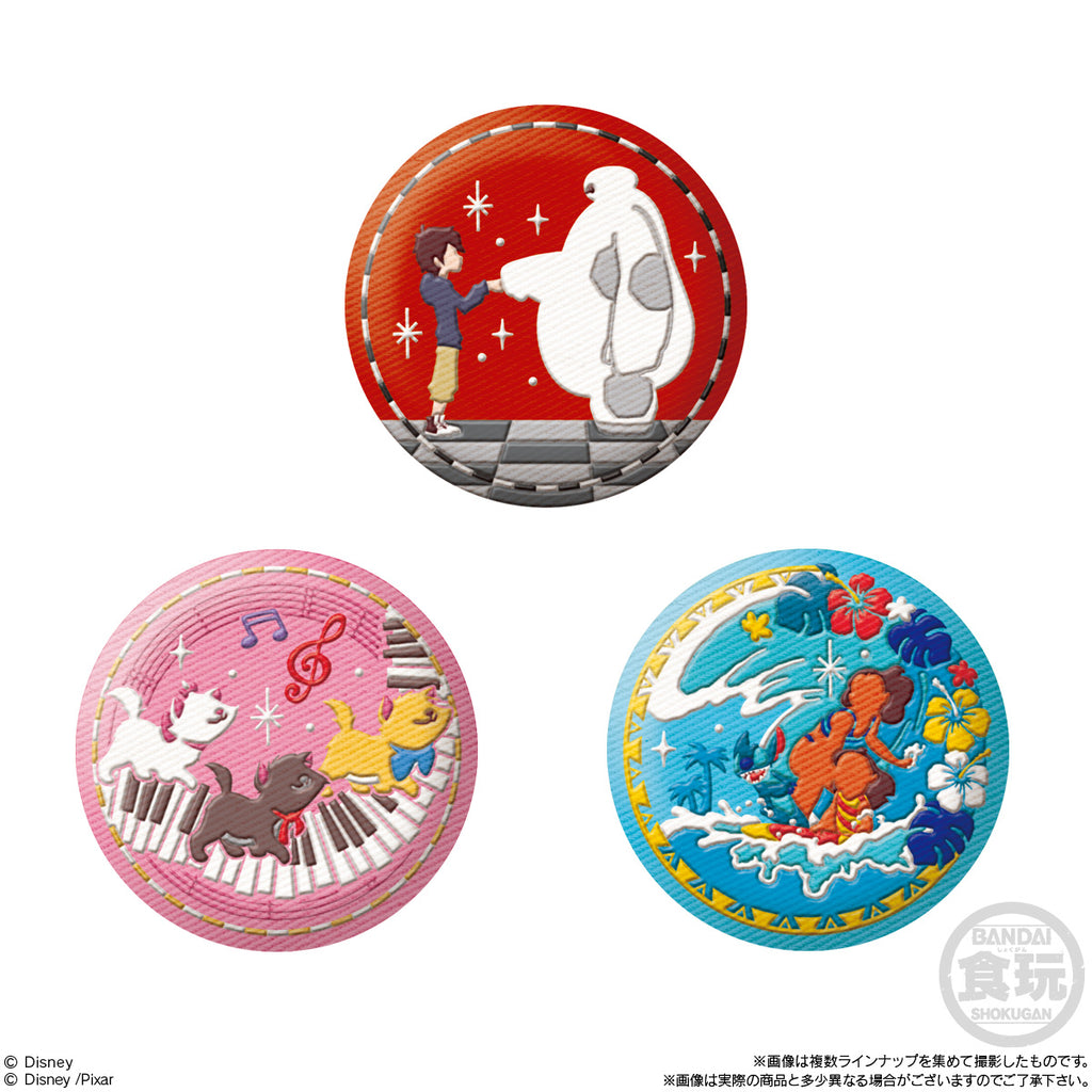 Disney Characters Embroidered Biscuit Badge vol. 2 (pack of 12) 迪士尼 刺繡 襟章