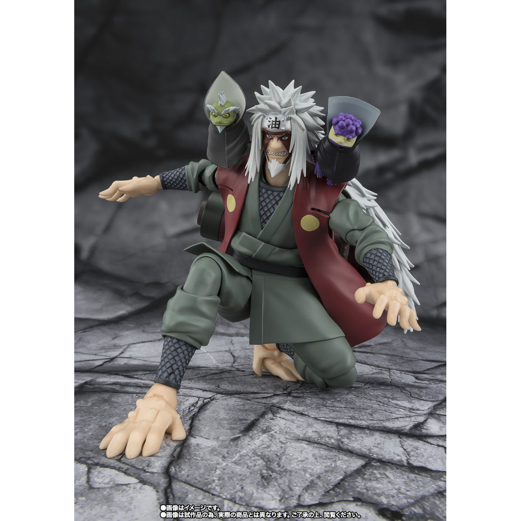 S.H.Figuarts JIRAIYA -Hidden Leaf Heroic Master Sage- (Sage Mode Set) 火影忍者 自來也