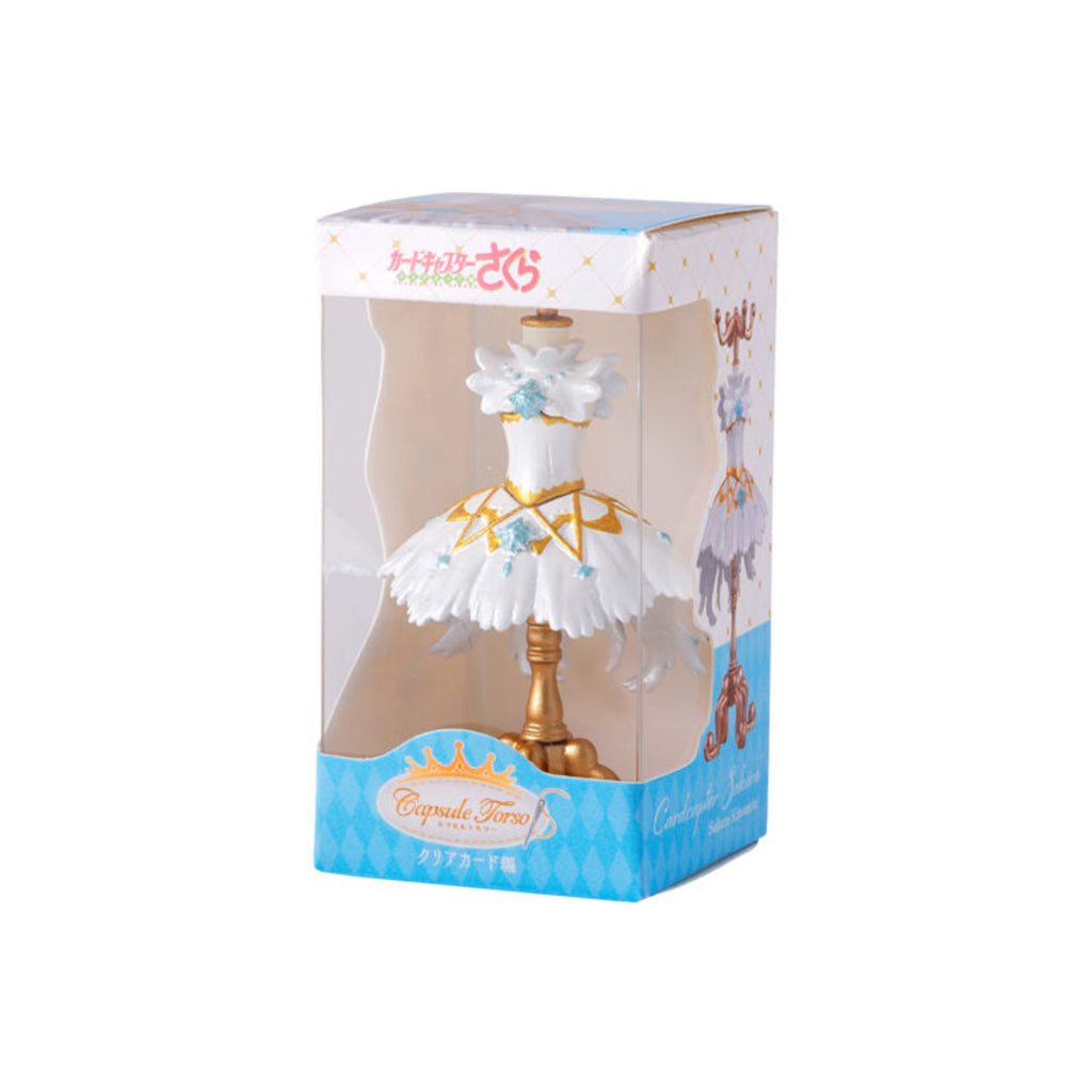 CARD CAPTOR SAKURA CAPSULE TORSO MINIATURE ＆ PACKAGE COLLECTION (set of 4) 扭蛋 百變小櫻 服飾支架&包裝收藏 gashapon capsule